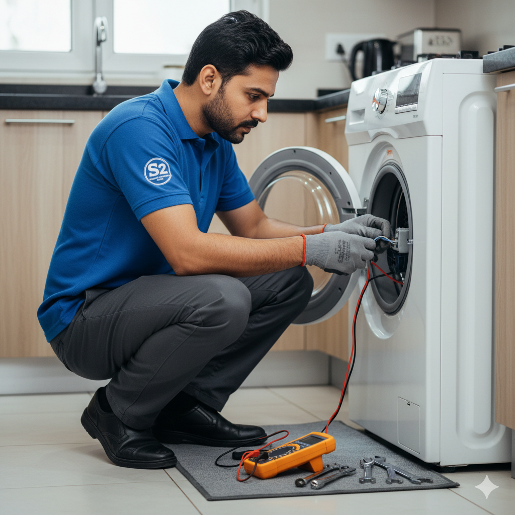 S2 Technician working on an appliance